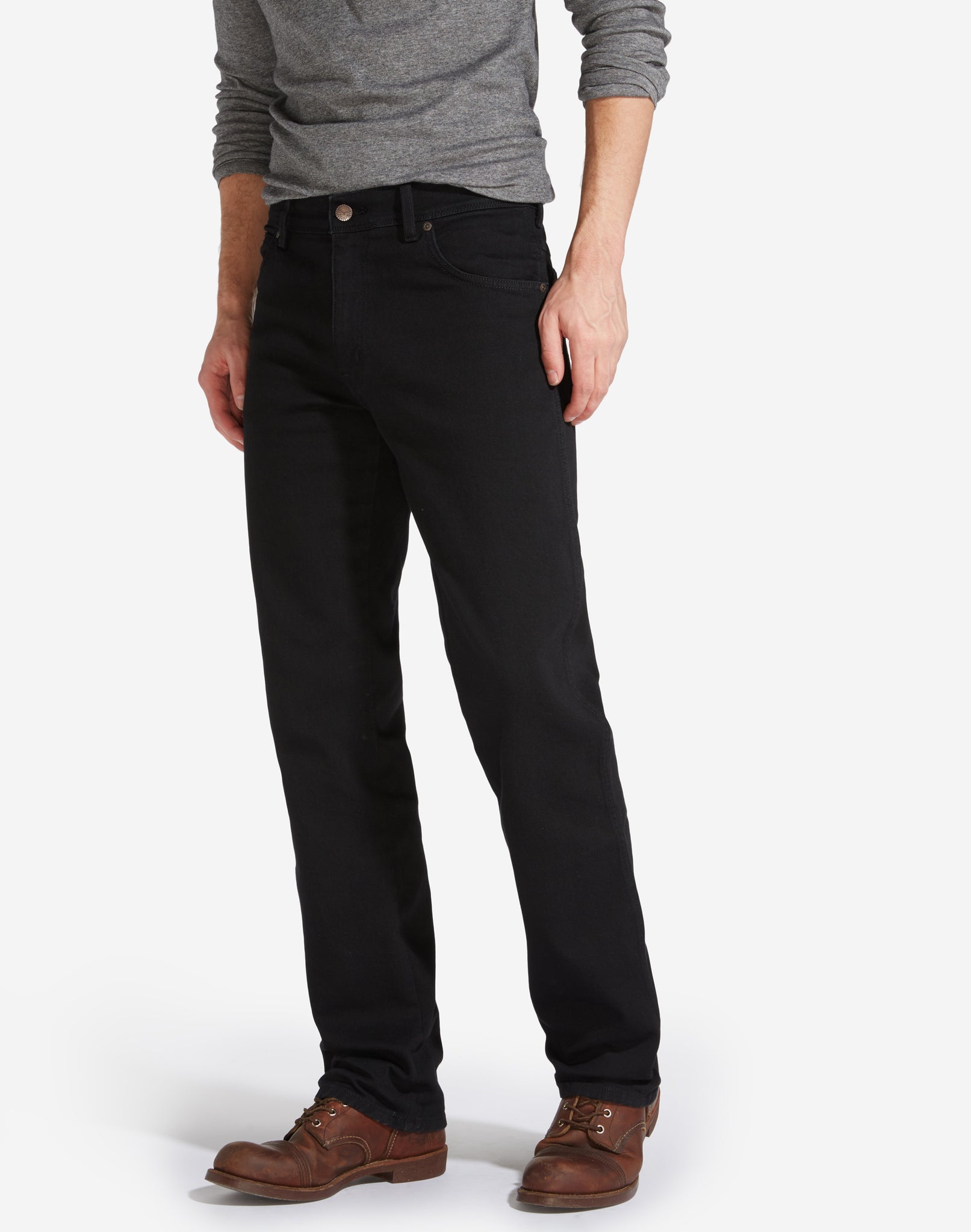Wrangler Texas stretch black Vegter jeans